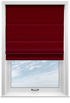 Kent, Wine - Twist&Fit Roman Blind